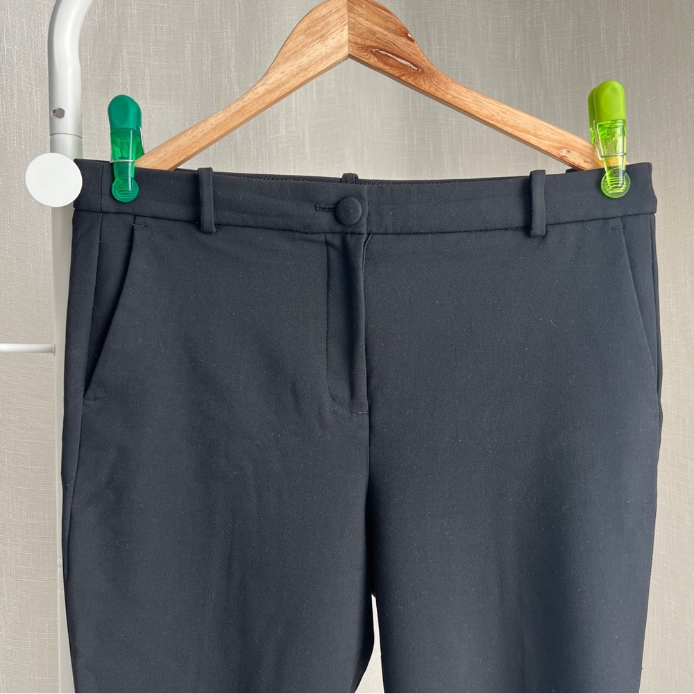 J. Crew High Rise Cameron Black Trousers